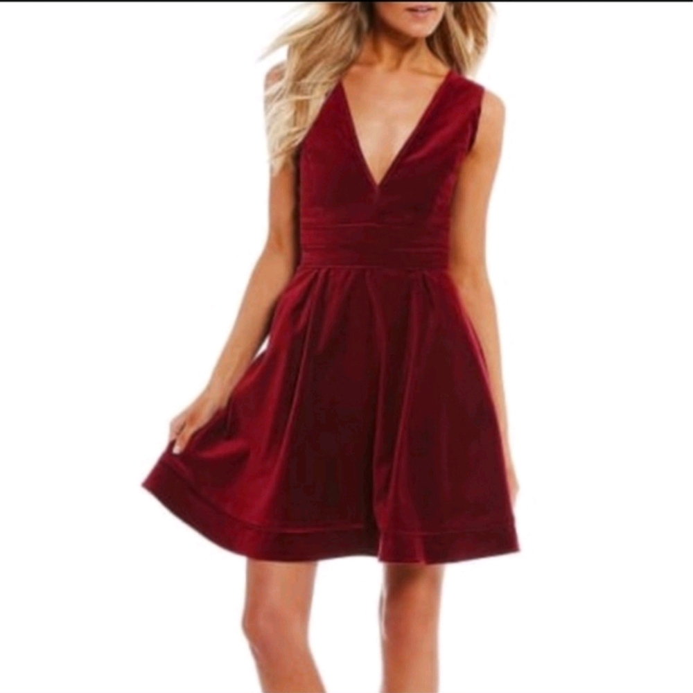 NWT New Lauren James Women's Velvet Dress
